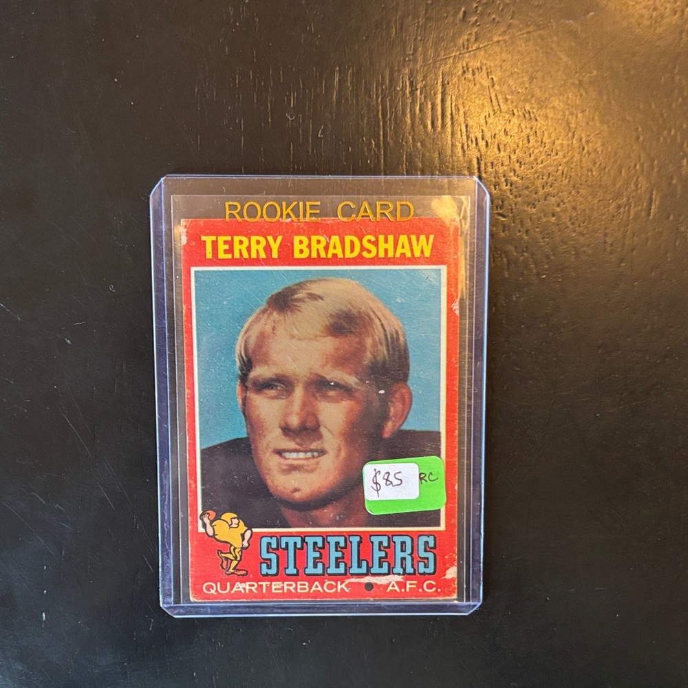 Terry Bradshaw 1971 Topps Base Rookie Card #156
